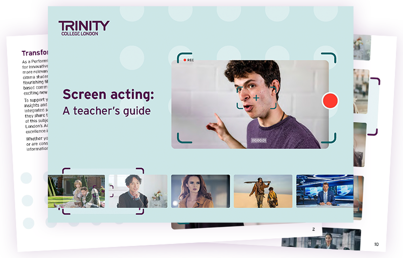 Acting For Screen resources visual